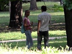 She almost lost her wallet but found nasty porn