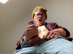 素人, アメリカ人, デカチン, イく瞬間, カワイイ, 手コキする, 怪物, オーガズム