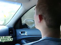 Wasted Stepmom Seduces Stepson in His Bedroom