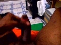 Busting a good nut with my Big Black Cock BBC
