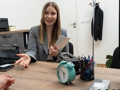 In den arsch, Grosser arsch, Grosser schwanz, Grosse titten, Blasen, Hundestellung, Büro