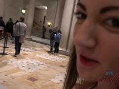 Bruinharig, Daddy, Vriendin, Zoenen, Orgasme, Roken, Tieten likken, Bekijker