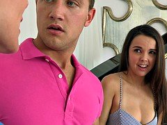 最高, エロ熟女, グループ, ハードコア, 淫乱熟女, フェラする, ティーン, 三人