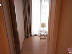 Blonde, Tromperie, En levrette, Hard, Pov, Chatte, Douche, Mouillée