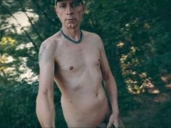 Amateur, Playa, Gay, Alemán, Pajear, Desnudo, Al aire libre, Público