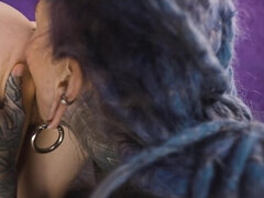 Raunchy punk girls IR soul-stirring sex clip
