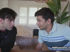 Double penetrating milf Asian tutor