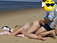 Leie, In den arsch, Blondine, Hardcore, Milf, Im freien, Öffentlich, Ehefrau