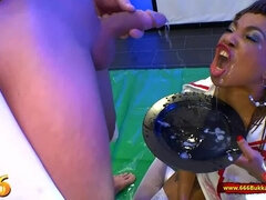 18 años, Negro, Corridas, Ébano, Corridas faciales, Grupo, Enfermera, Adolescente