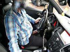 car pumping