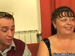 Two buddy film porn movie with chubby old fatty