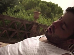 Брюнетки, Постарше, Семяизвержение, Сперма на лице, Зрелые, На природе