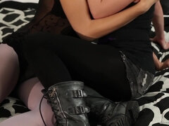 Amateur, Rubia, Universidad, Erótico, Besar, Lesbiana, Lamidas, Tatuaje
