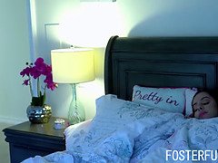 ベッドルーム, フェラチオ, 捕まる, 爸, Hd, 小柄, ティーン, オッパイの
