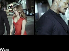 18 jaar, Bruinharig, Diep in de keel, Lul, Sperma in gezicht, Interraciaal, Likken, Kut duiken