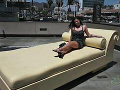 Leie, Tussi, Braunhaarige, Freundin, Öffentlich, Solo