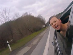 Amateur, Sucer une bite, Mariée, Voiture, En levrette, Pov, Fessée, Mariage