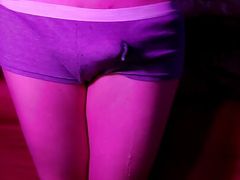 eekmoe teasing and cumming in his panties hands free
