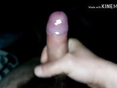 Masturbating