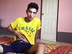 Latin Boy Tommy Beating His Meat