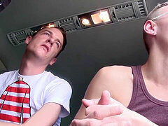 slave Reece Bentley gets punished by his massive dicked educators