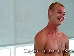 GayCastings Naive new-cummer plowed by casting agent