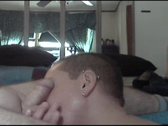 Munching Dad's Steamy Jism