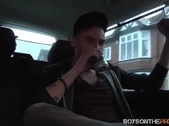 Twink Picked Up For Hardcore Amateur Threesome Riding Around - Aiden Jason, Adam Watson And Reece Bentley