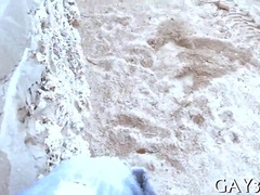 Watch this guy get wrecked hard by his hot gay girlfriend