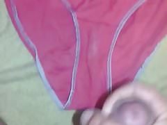 Cum on wife panties