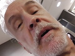 Cleaning 4 public urinals with my faggot mouth