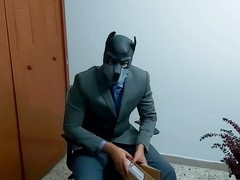 Masturbating, dirty talk, and degradation session