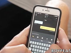 Handsome Dustin Romaine banging cute twink after blowjob