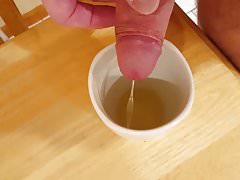 Fetish morning cuppa piss