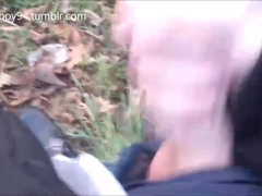 Outdoor Wank In German Public Park 2