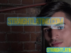 Slender gay Ross stuffed his mouth with an enormous cock for cash