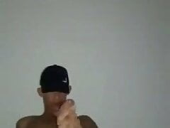 Stoking monster curved cock