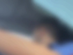 Stuck in traffic, showcasing my salami to the driver