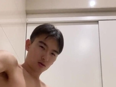 Super Hot Chinese Schoolboy Money-Shot Onanism Monstrous Man-Meat Inexperienced hand-job