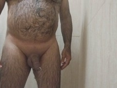 Old man masturbation, old grandpa gay, amateur bear