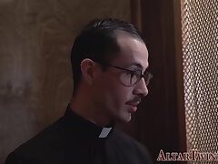 Catholic priest rimming teen