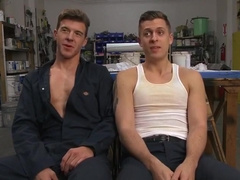 Tyler Rush & JJ Knight Fucking on the Job