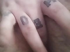 Fingering my hole for daddy