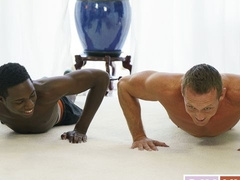 Pushup competition leads to IR anal with Pierce Hartman and Drake Magnum
