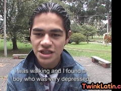 Lean first-timer Spanish youngster boinked under douche by BOYFRIEND