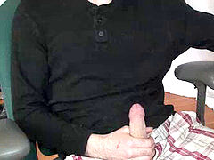 Morning giant man meat masturbation session - Solo masculine