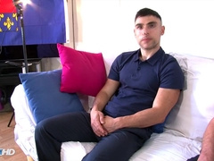 Alex Hot Athletic Guy Came For A Massage He Got A Blowjob