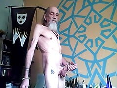 Full body big dick jerk off