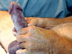 Closeup cock stroking recent as of Jan2023