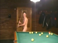 Russian Soldiers Play Pool in Nude 7